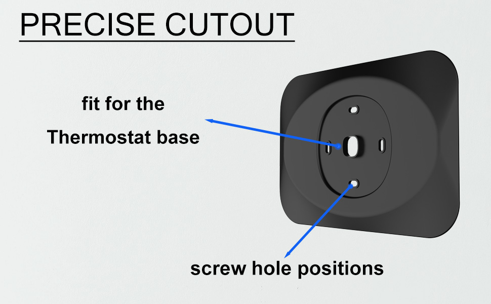 trim plate for ecobee thermostat essential with precise cutout
