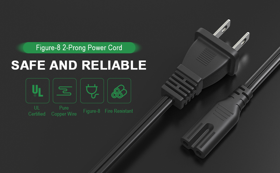 xbox one s power cord xbox one x power cord Canon Hp Epson Brother label printer power cord