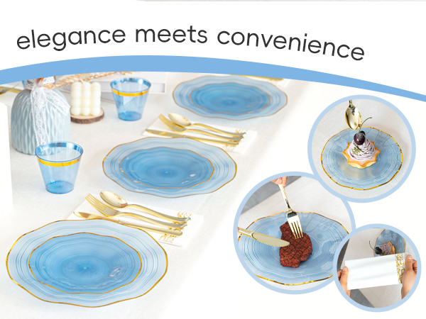 plastic plates sets