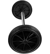JECOMPRIS 1 Set Trash Garbage Bin Wheel Replacement Can Replacement Wheels Plastic Garbage Can Wh...