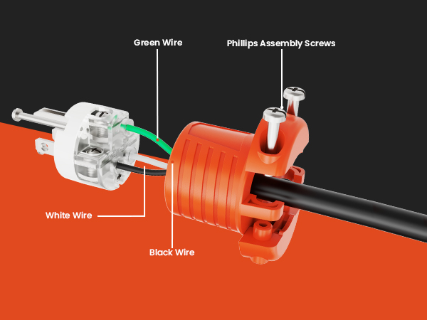 extension cord ends 3 prong plug replacement extension cord ends male and female