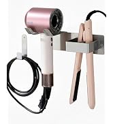Hair Dryer Holder Wall Mounted, Hair Tool Organizer Wall Mount for Bathroom, Stainless Steel Hair...