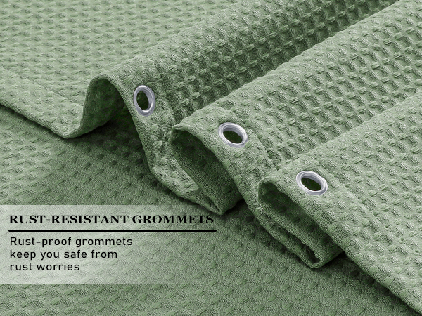 sage green shower curtain