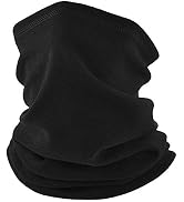 EXski Winter Neck Gaiter Warmer, Soft Fleece Face Mask Scarf for Cold Weather Skiing Cycling Outd...