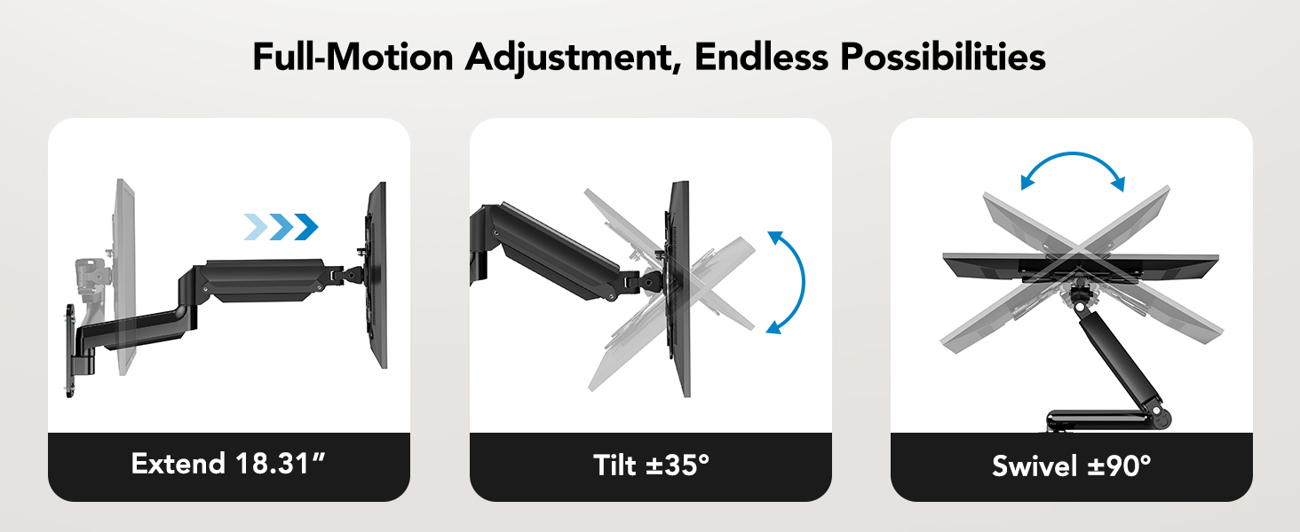 computer monitor wall mount