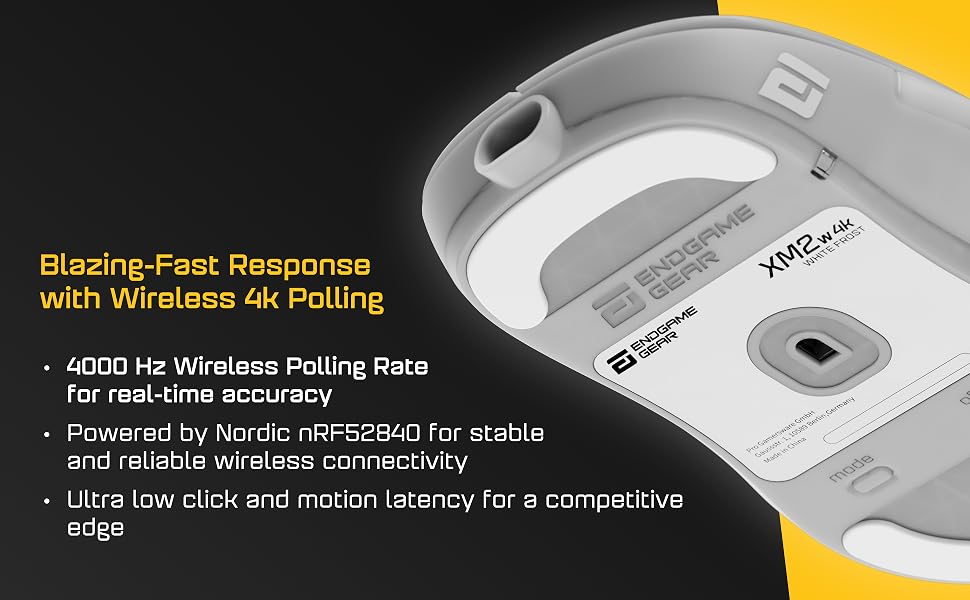 Blazing-Fast Response with Wireless 4k Polling