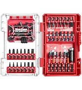 Geinxurn 65Pieces Impact Screwdriver Bits Set, Magnetic S2 Steel Phillips/Slotted/Square/Torx Ins...
