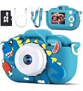 Kids Camera Toddler Toys for Boys Aged 3-9, 1080P Toddler Camera Christmas Birthday Gifts for Boy...