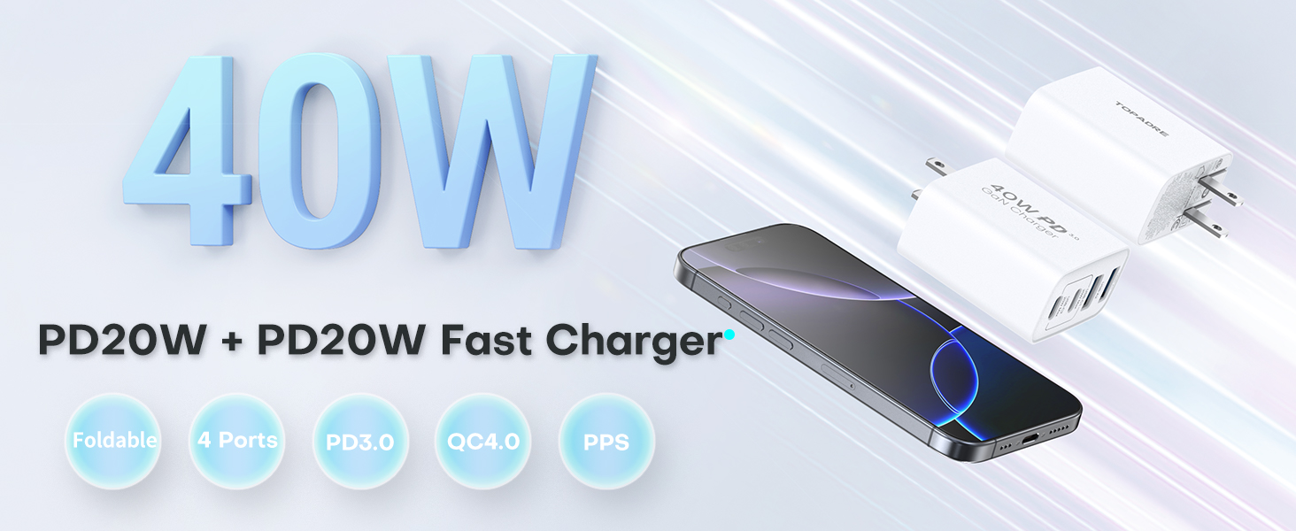 40W charger