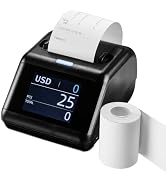 MUNBYN P01 Thermal Printer for IMC01, IMC08, IMC09 Money Counter Machine Mixed Denomination, Exte...