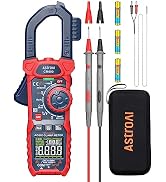 AstroAI Inrush Digital Clamp Meter Multimeter 1000A TRMS 6000 Counts, Amp Voltage Tester with VFD...