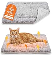 Self Warming Cat Bed, Reversible Warming Cooling Cat Bed, Winter Warm Cats Pad & Summer Cooling C...