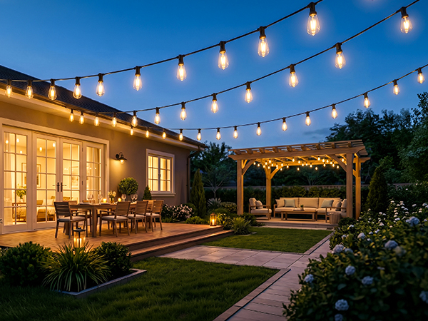 string lights for patio