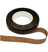 BEADNOVA Floral Tape 1/2inch Flower Tape Brown Floral Tape for Bouquets Floral Arranging Stem Wra...