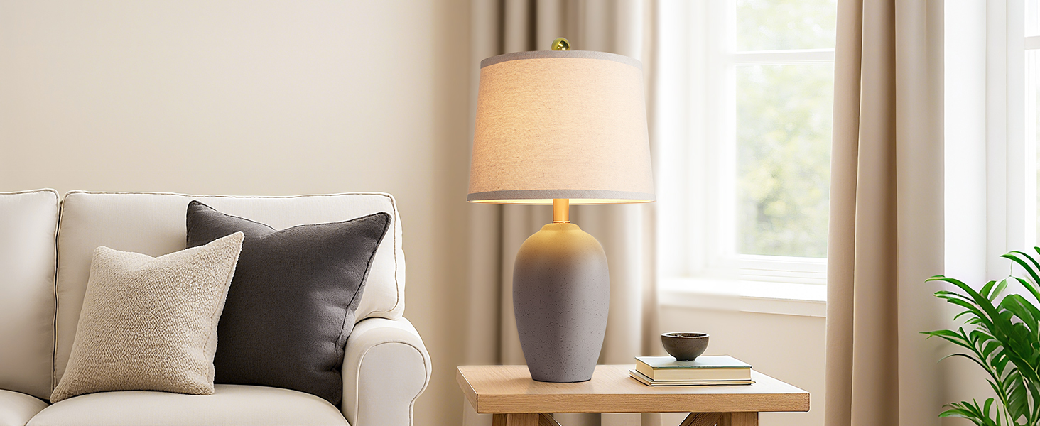 Rustic Brown Desk Lamp
