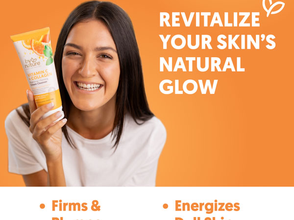 Glow Face Wash Face Cleanser Vitamin C Collagen Face Cream Cleanser Daily Makeup Remover Facial Wash