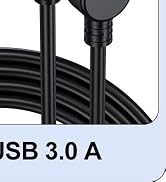 VoroDcip USB Extension Cable 3ft 2 Pack, USB 3.0 Extender Cord 5Gbps Data Transfer & Fast Chargin...