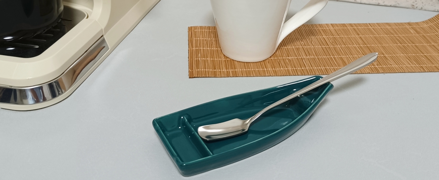 Coffee Spoon and Rest for Coffee Bar