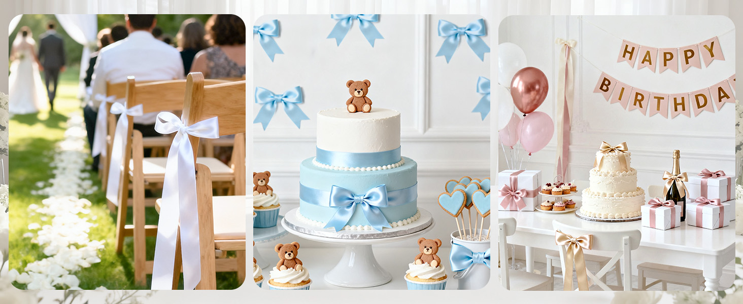 thick satin ribbon for wedding baby shower Valentines Day
