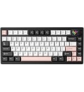 SPECTRA 75 Gaming Wireless Mechanical Keyboard Creamy Axis Sound Effect Aluminum Knob High Resolu...