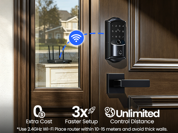 WiFi Smart Lock Control from Anywhere no hub need