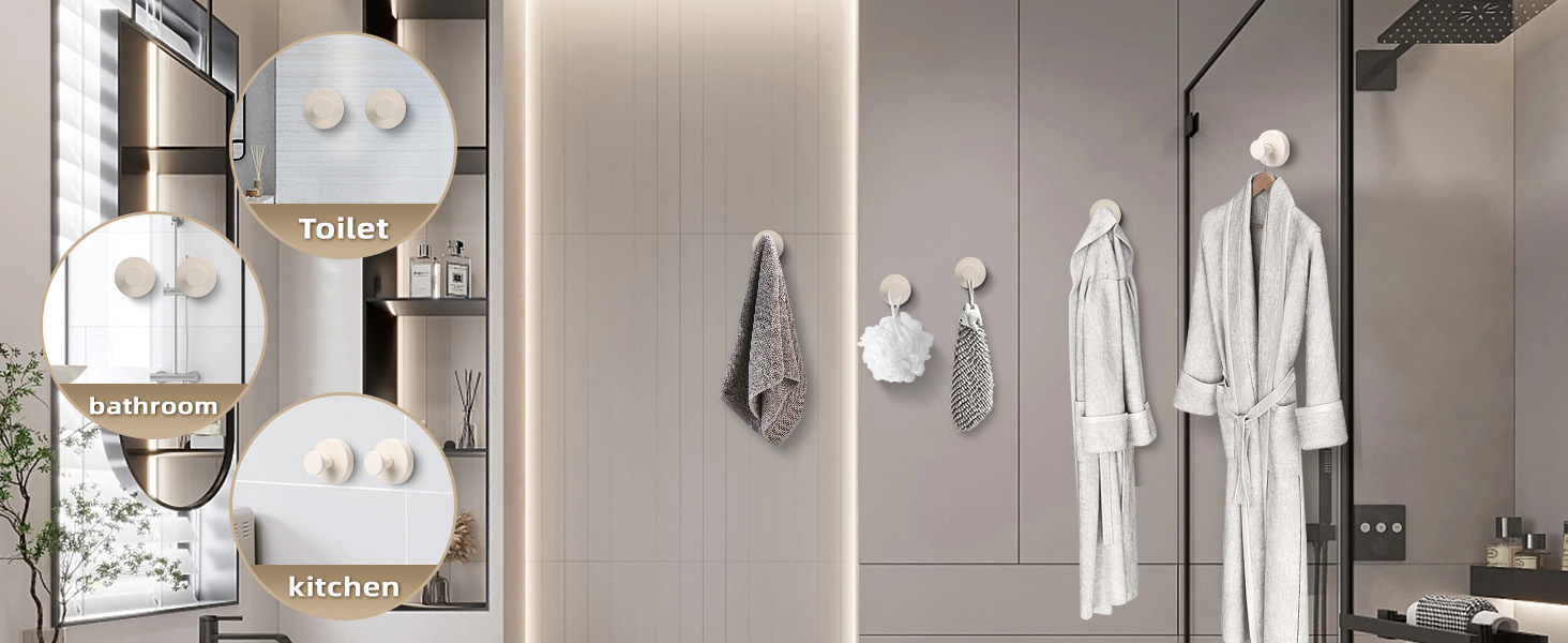 Suction Cup Hooks for Shower