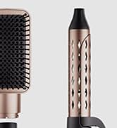 DAILYLIFE Blow Dryer Brush with 5 Attachments, Oval, Round, Paddle Brush, Hair Dryer and Curling ...