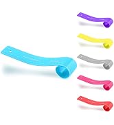 Flexible Ruler Blue, 12 in (30 cm) Soft Plastic Shatter Resistant Straight Edge Ruler, Bendable K...