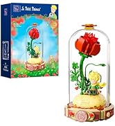 PANTASY Le Petit Prince Rose Flower Building Bricks Set, The Little Prince Only Rose Creative Con...