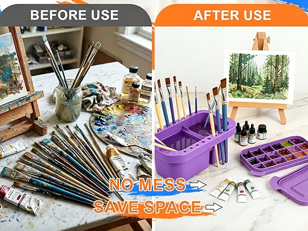 Paint Brush Organizer