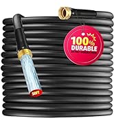 AyayaBoss 50 FT Garden Hose, Kink Free All Weather Flexible Durable Heavy Duty Outdoor Water Hose...