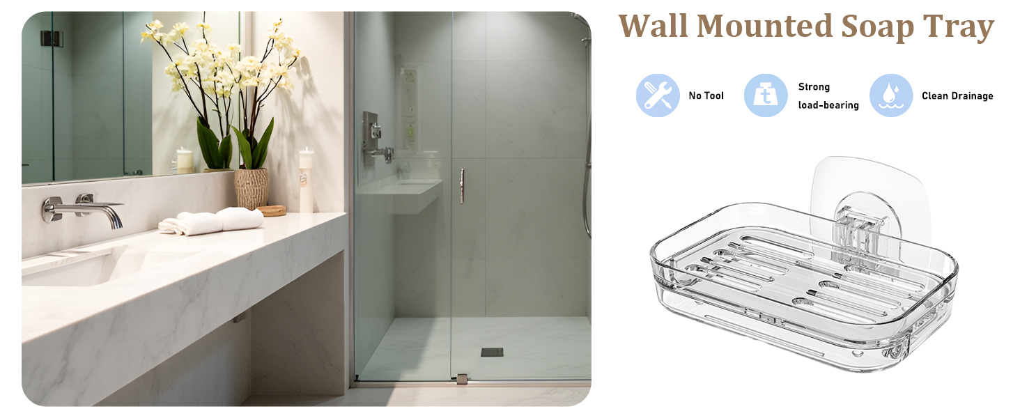 Clear Soap Dish