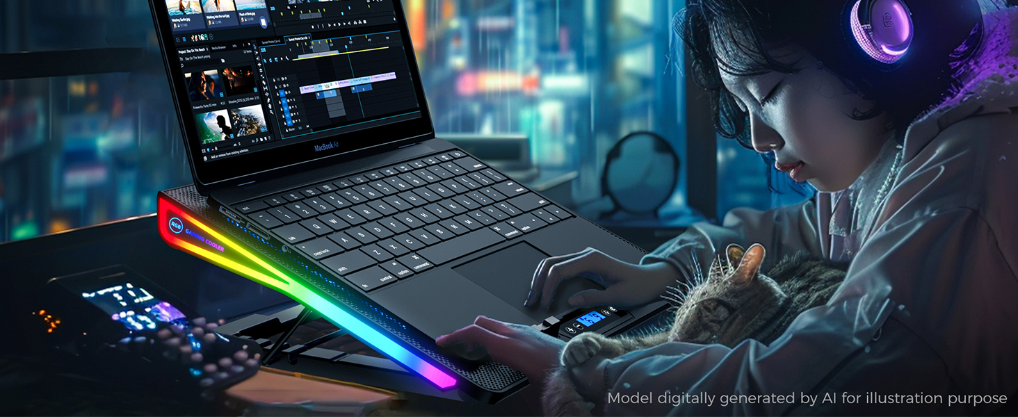 gaming laptop stand laptop cooler cooling pad macbook cooling pad laptop cooling fan for laptop