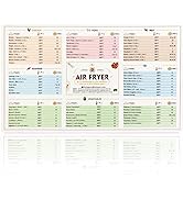 Air Fryer Cooking Times Quick Reference Guide, Airfryer Cooking Charts Magnetic Stickers and Deca...