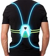 ELUTENG LED Running Lights for Runer Rechargeable Reflective Running Gear with Adjustable Beam an...