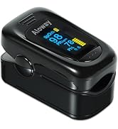 Pulse Oximeter, OLED Display Oxygen Monitor Fingertip with Case, Blood Oxygen Saturation Monitor ...