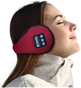 SYPVRY Bluetooth Winter Ear Muffs Headphones Adjustable Ear Warmer Wireless Ear Cover Built-in HD...