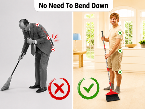 broom and dustpan combo set