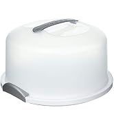 JOEY'Z EXTRA LARGE Cake Carrier/Storage Container With Server Holds up to 12 inch 3-layer cake, W...