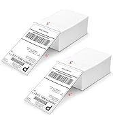 Omezizy 4x6 Thermal Labels, 2 Packs of 500 4x6 Fold Labels - Compatible with JADENS, ASprink, Pho...