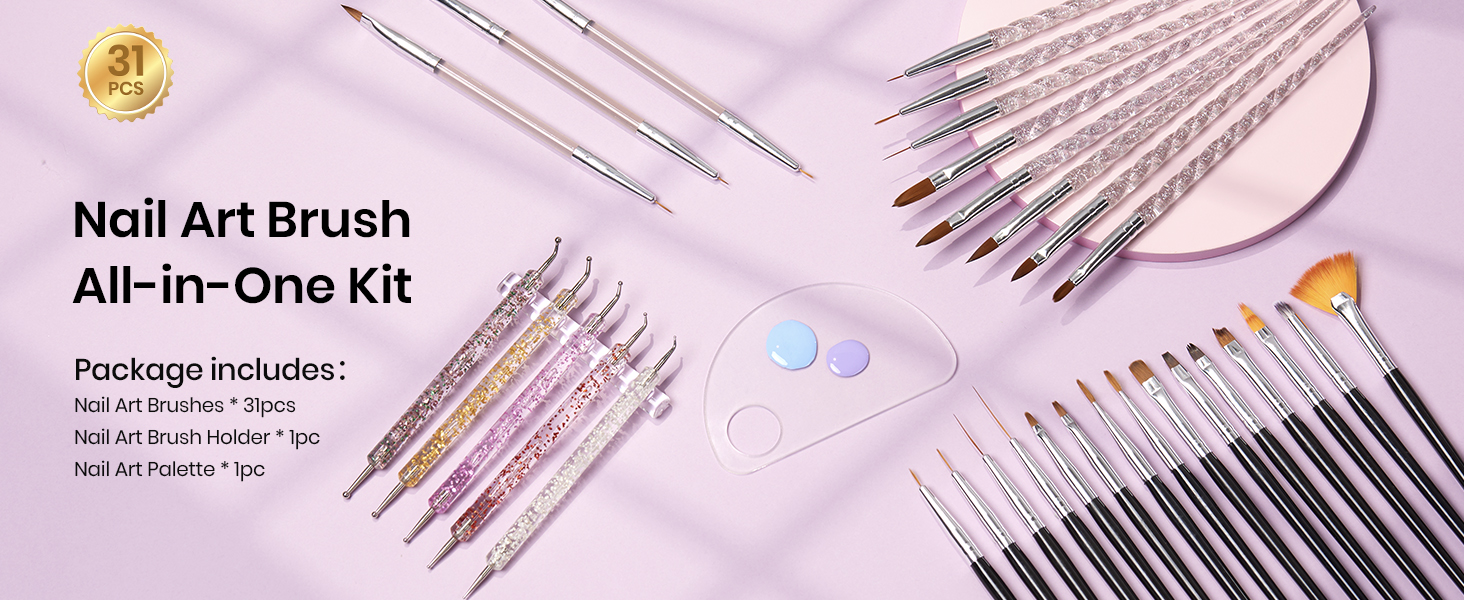 Beetles Nail Art Brushes