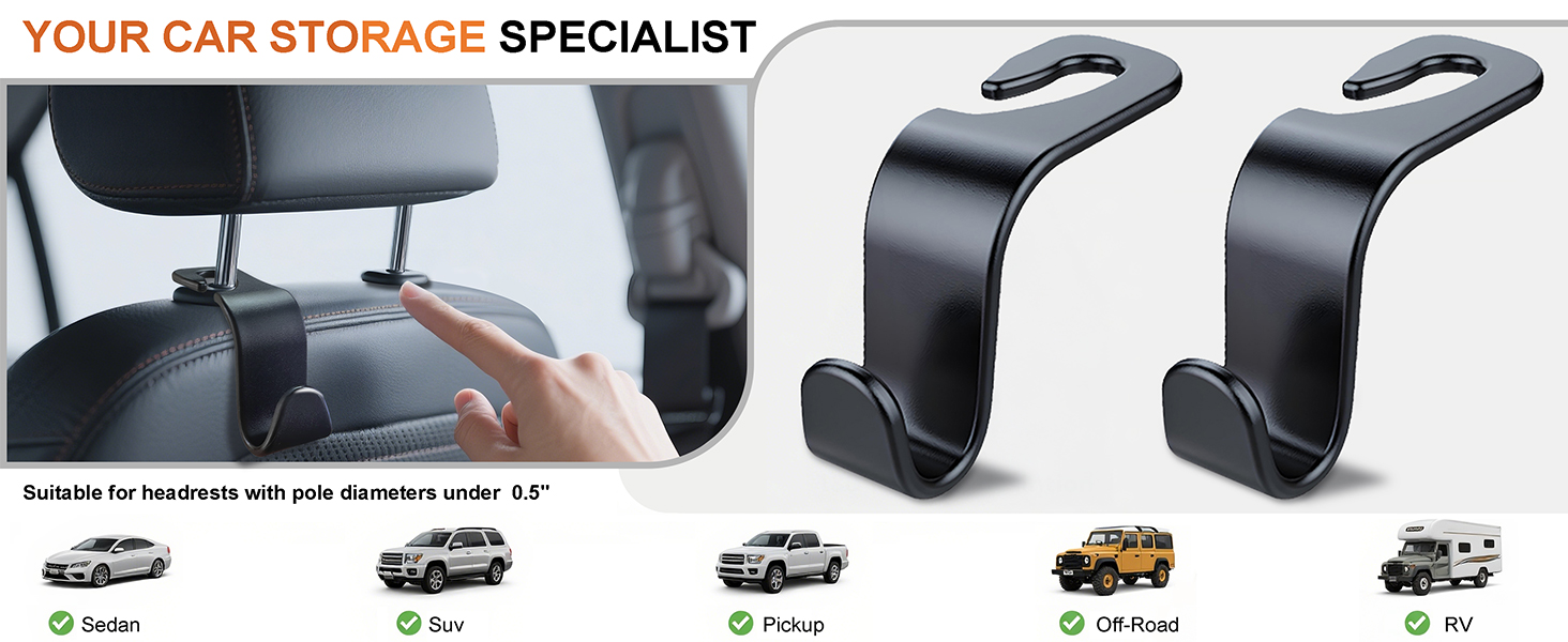 purse hook for car