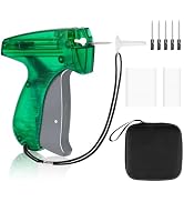 BEVTEE Tagging Gun for Clothing, Green Tag Gun Kit with 5 Needles, 1120 Barbs Fasteners & 1 Hard ...
