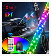 Nilight led whip light, led rock lights, antenna whips