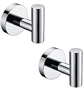 Nolimas Towel Coat Hook Polished Chrome SUS304 Stainless Steel Bathroom Clothes Cabinet Closet Sp...