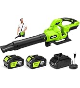 Cordless Leaf Blower with 5 Speed Modes,5.2Ah Battery Blowers for Lawn Care | Leaf Blower Cordles...