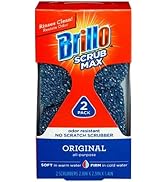 Brillo Scrub Max Heat Activated Sponges, Strong & Long Lasting, Innovative Technology, 2 Count (2...