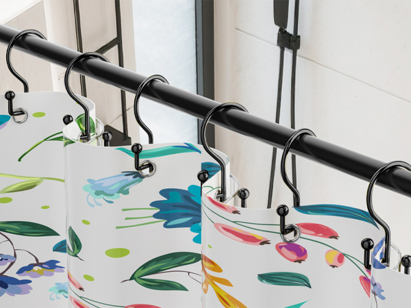 metal shower curtain hooks