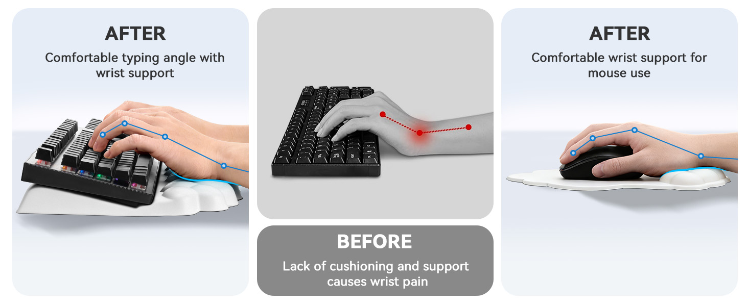 ergonomic keyboard wrist rest