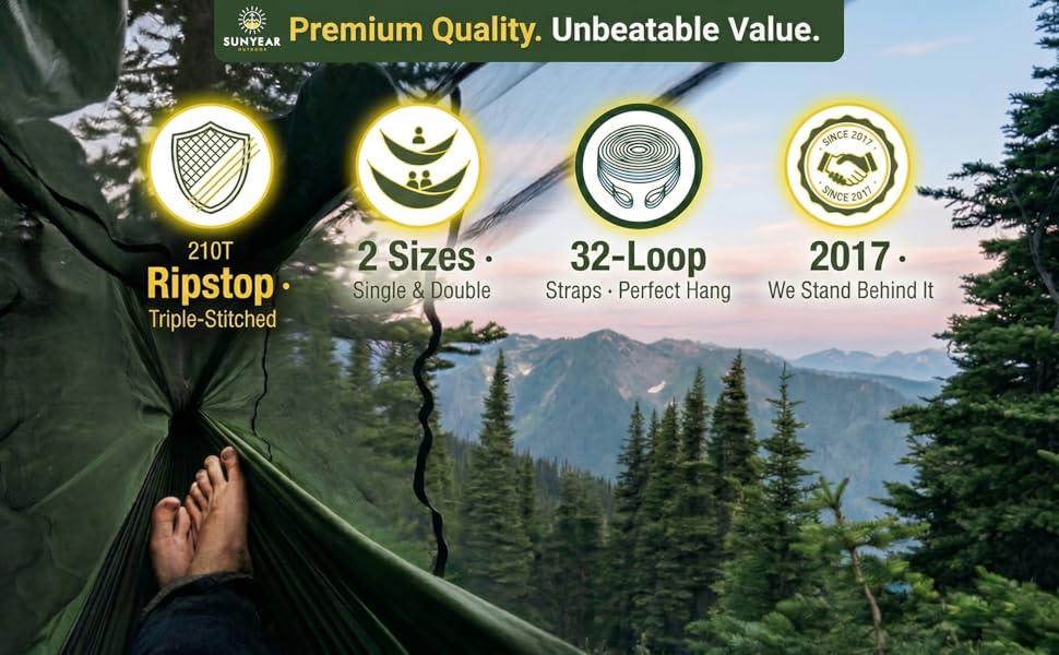 Hammock with Mosquito Net